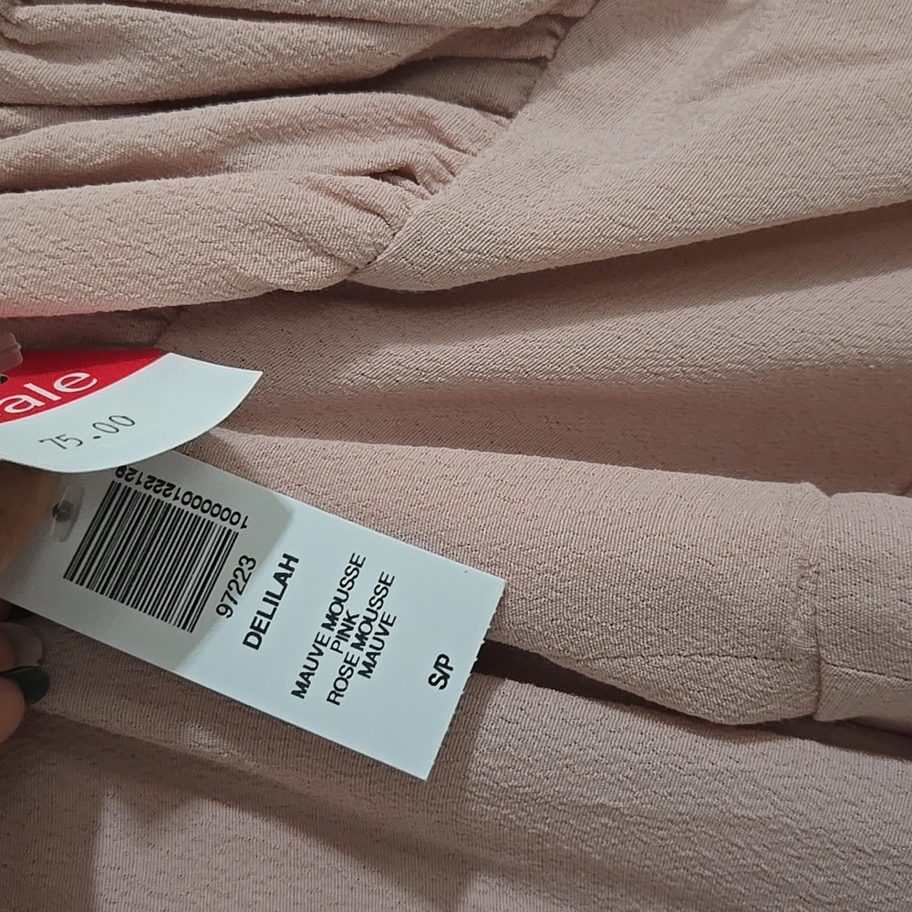 Aritzia Sunday Best Delilah dress in mauve pink Sz S NWT - Picture 5 of 9